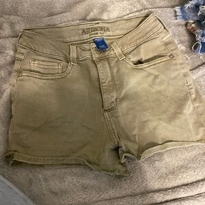 Light green shorts